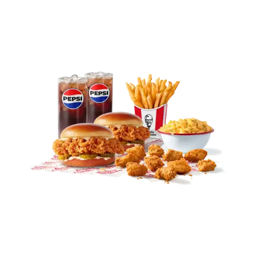 Latest KFC Menu and Prices 2026 41 2 Sandwich + Nuggets Combo
