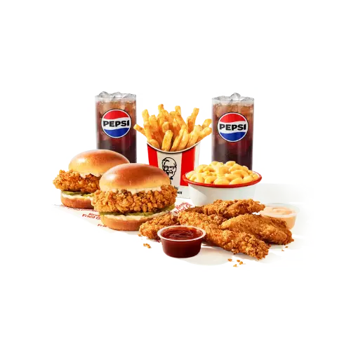 Latest KFC Menu and Prices 2026 19 2 sandwiches + 4pc tenders combo