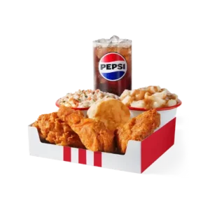 KFC 3 pc Chicken Big Box Meal Price & Calories 2026 2 KFC 3 pc Chicken Big Box Meal