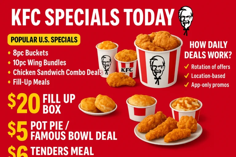KFC Specials Today Price Delicious Deals 2026