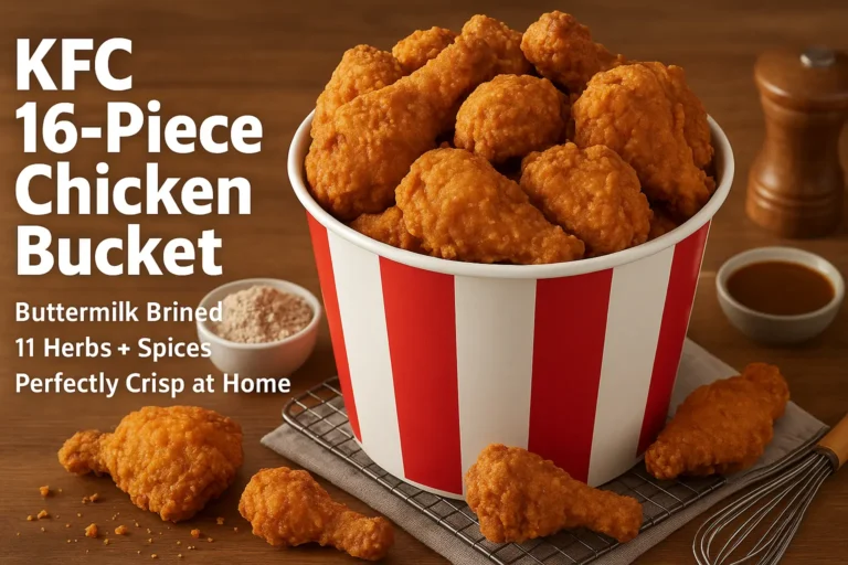 KFC Bucket Price, Sizes, & Recipe 2025 3 KFC bucket recipe