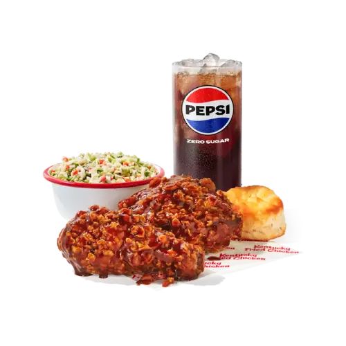 Latest KFC Menu and Prices 2026 24 Original Honey BBQ 2 pc. Chicken Combo