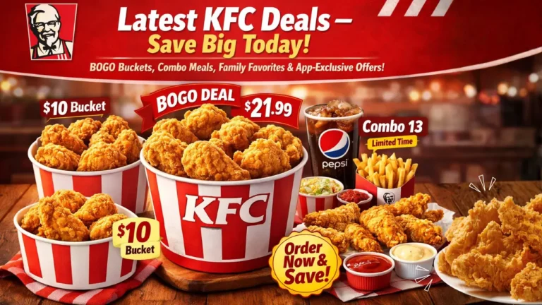 KFC Specials Today Price Delicious Deals 2026
