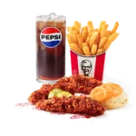 KFC Mashed Potatoes with Gravy Price & Calories 2026 9 3 pc Nashville Hot Tenders Combo