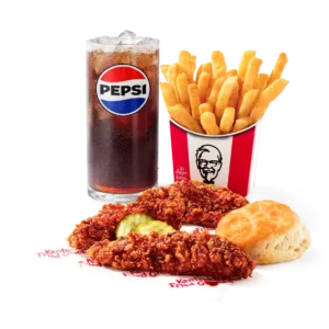 KFC Nashville Hot Tenders Combos Price & Calories 2026 2 3 pc Nashville Hot Tenders Combo