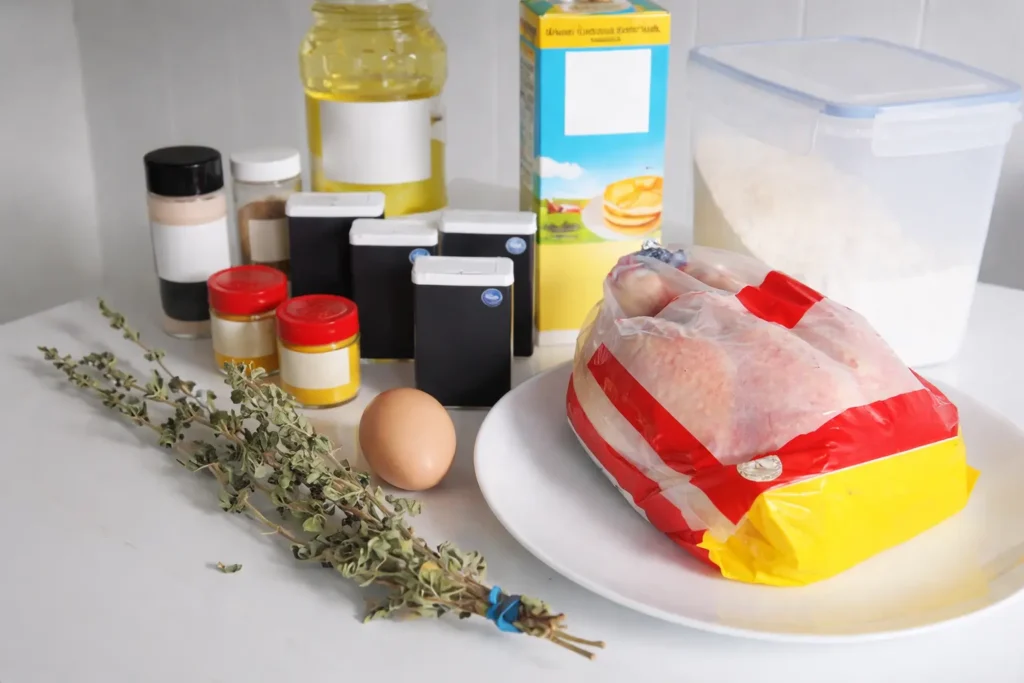 KFC Chicken Breast 4 Ingredients for copycat kfc chicken breast recipe