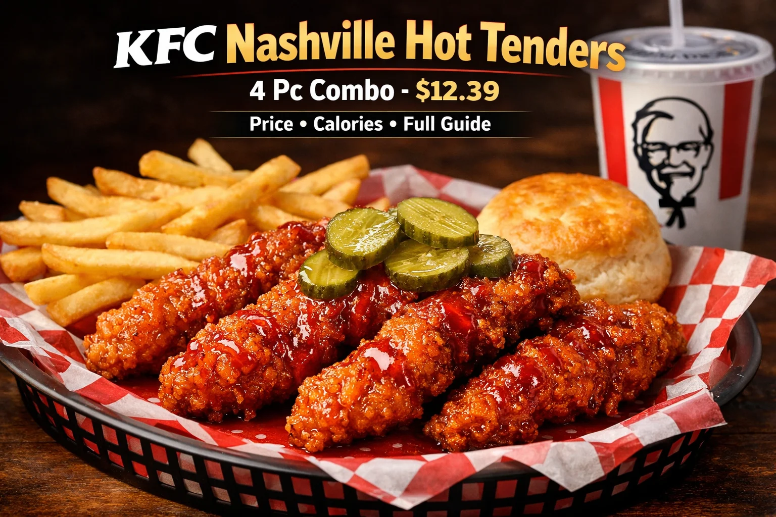 KFC Nashville Hot Tenders Combos Price & Calories 2026