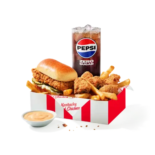 KFC New Items Launched in April 2026 2 KFC 7 dollar Box feast
