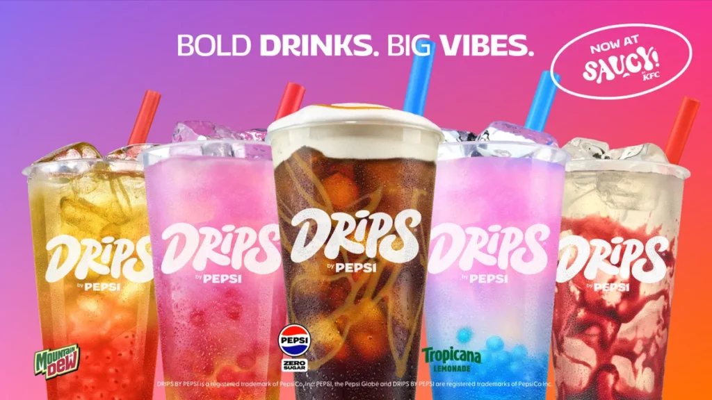 Latest KFC Drinks Menu with Prices May 2026 17 KFC Sauce Pepsi drips