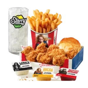 KFC Supergirl Meal With Prices, Calories & Collectibles 2026 10 KFC Supergirl Nuggets Combo Meal