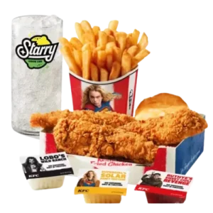 KFC Supergirl Meal With Prices, Calories & Collectibles 2026 9 KFC Supergirl Tenders Combo Meal